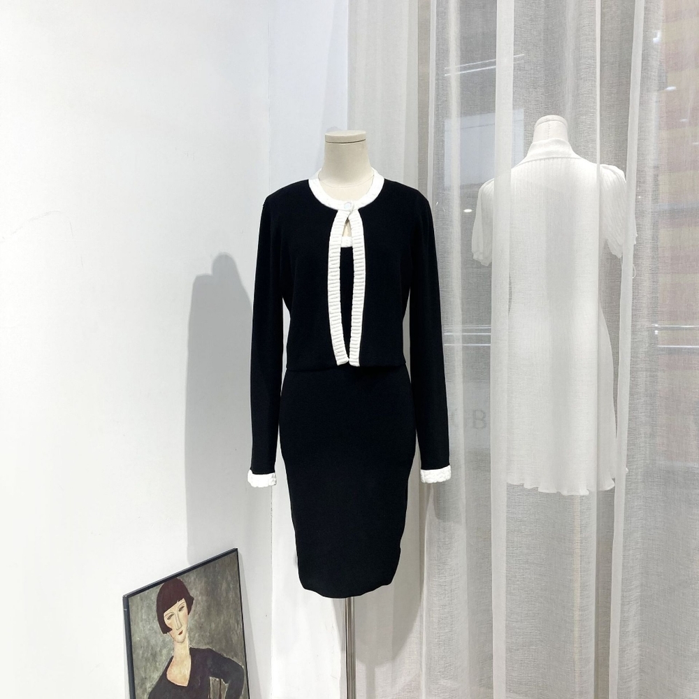 Sweater Dress Set: Dress + Coat